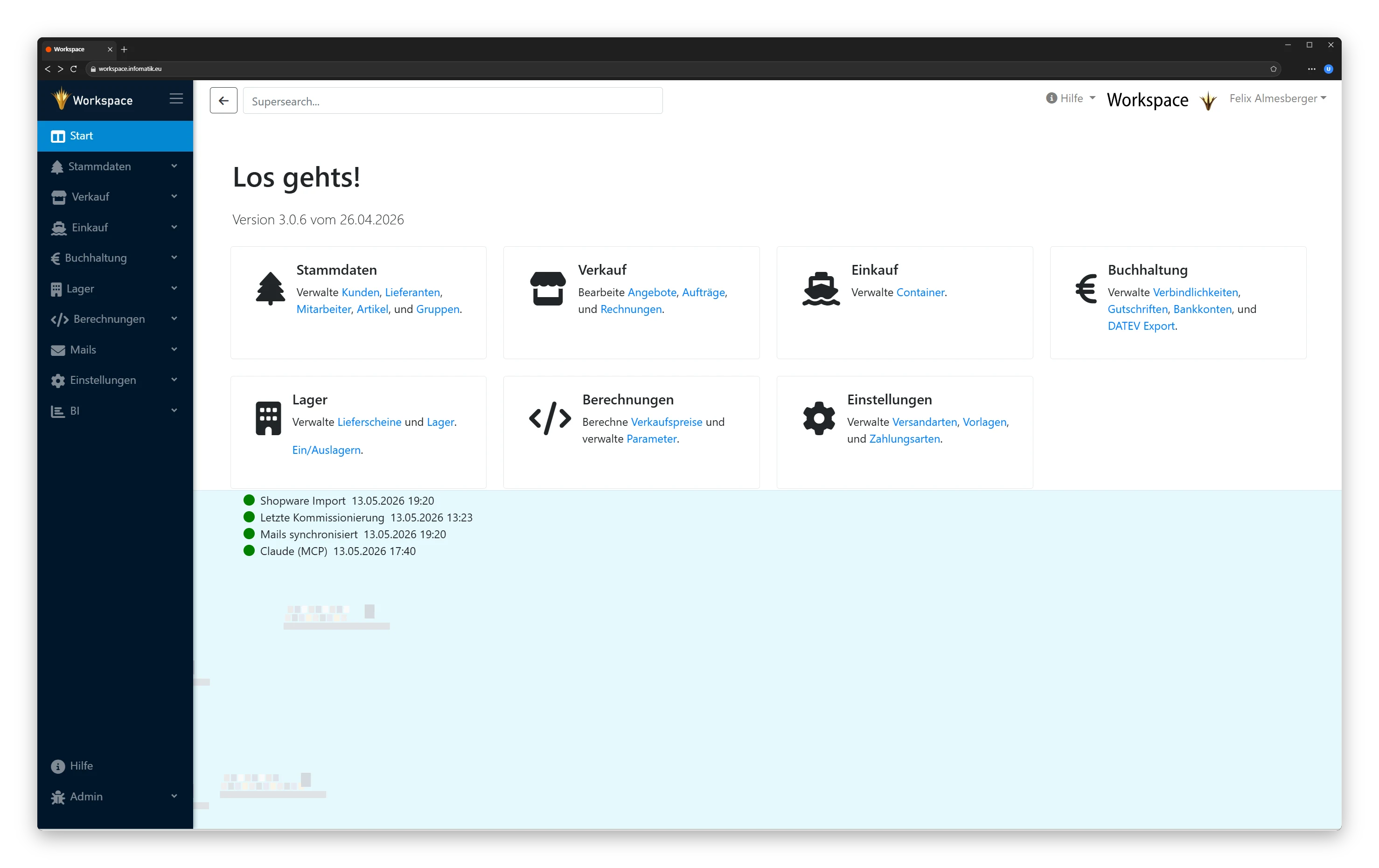KI-Automatisierung in einem ERP-System