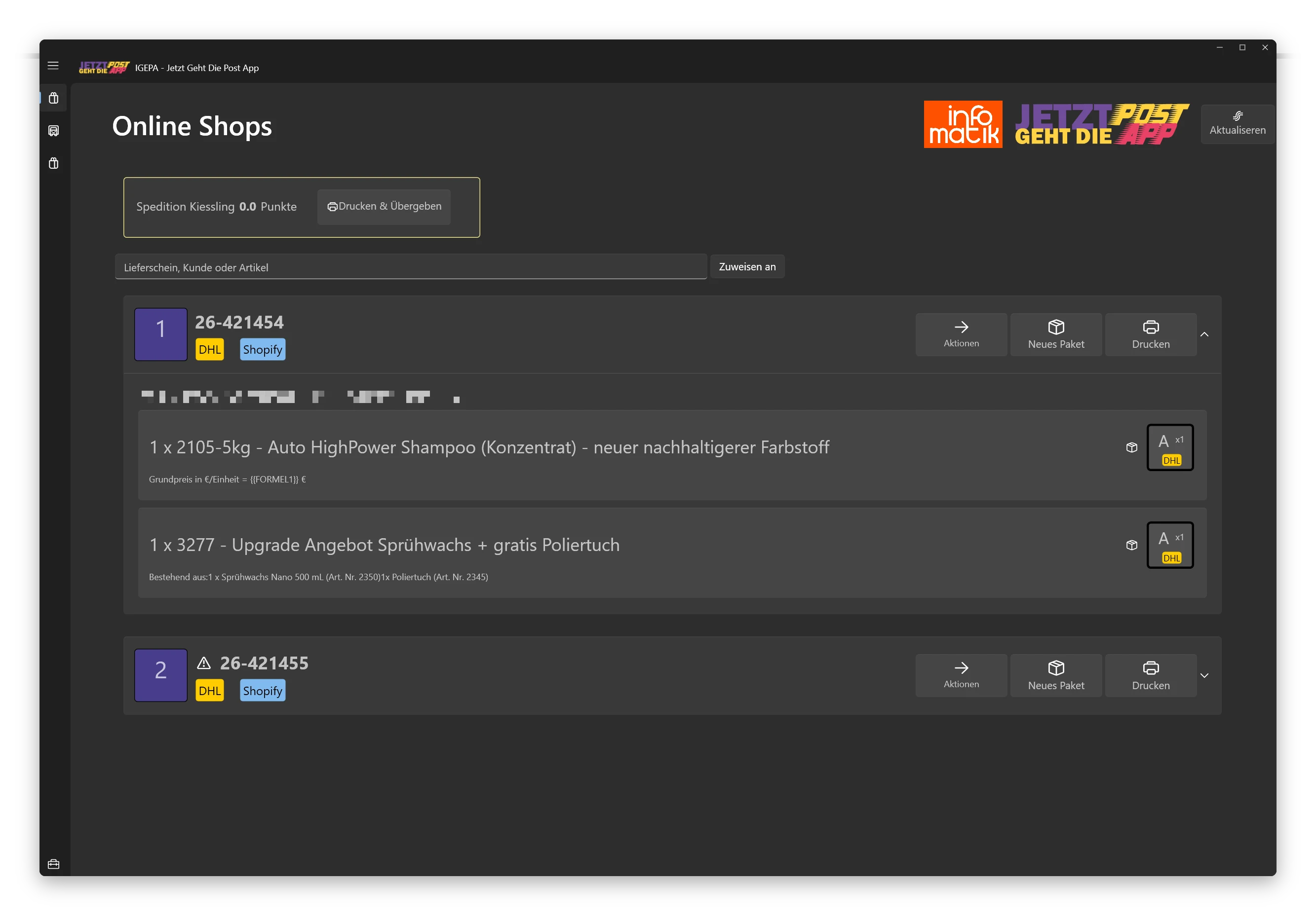 Jetzt geht die Post App: Versandabwicklung für Online-Shops